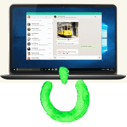 uitloggen op whatsapp via de pc